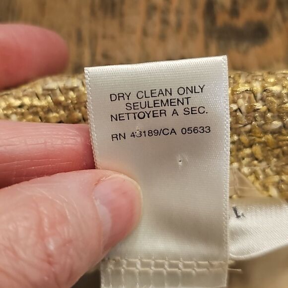 SUSAN BRISTOL Gold Coast Wool Blend Vintage Blazer Size 12 - Picture 7 of 8